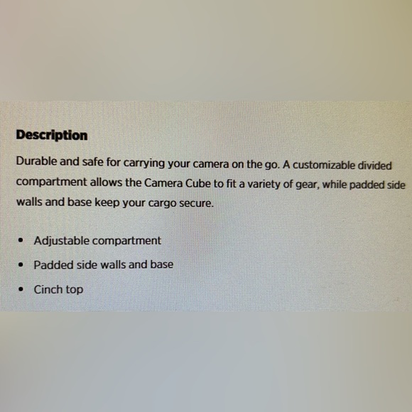 Topo Designs camera cube bag - Picture 4 of 5